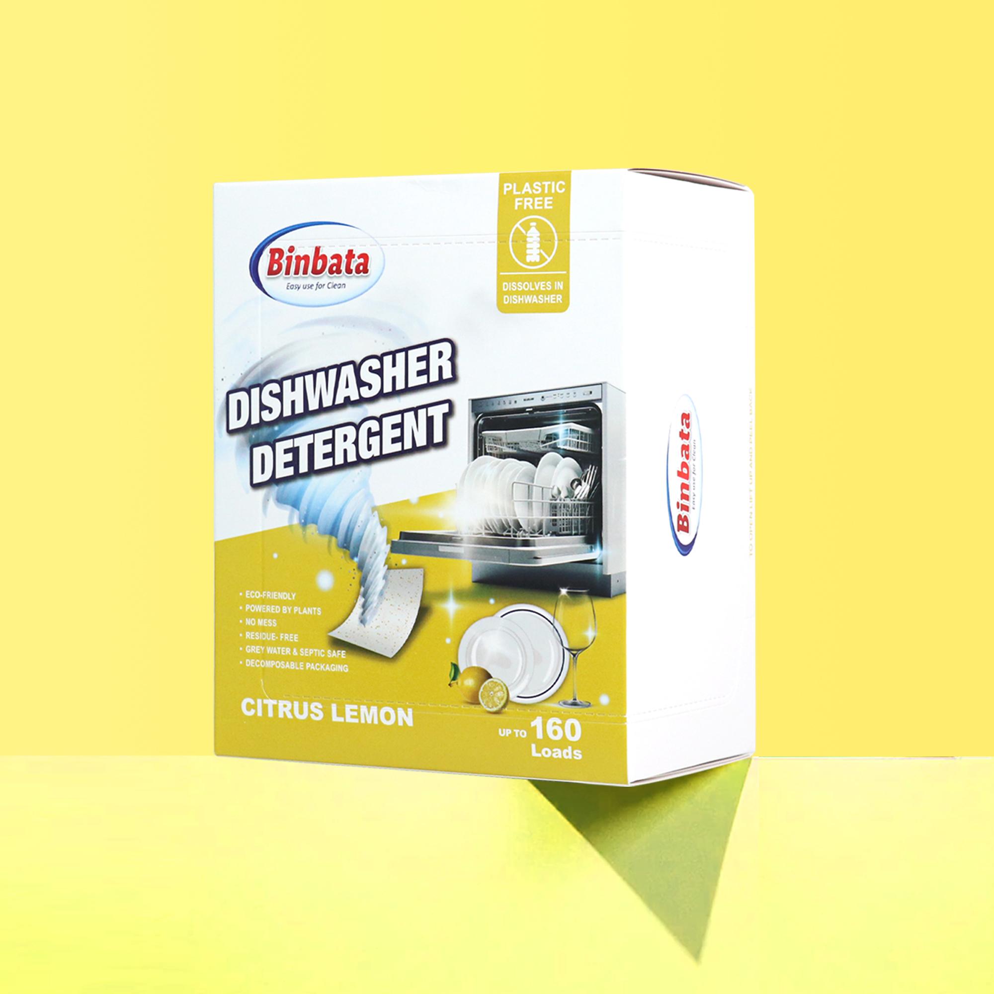 Eco Dishwashing Sheets 80 count Citruslemon scent