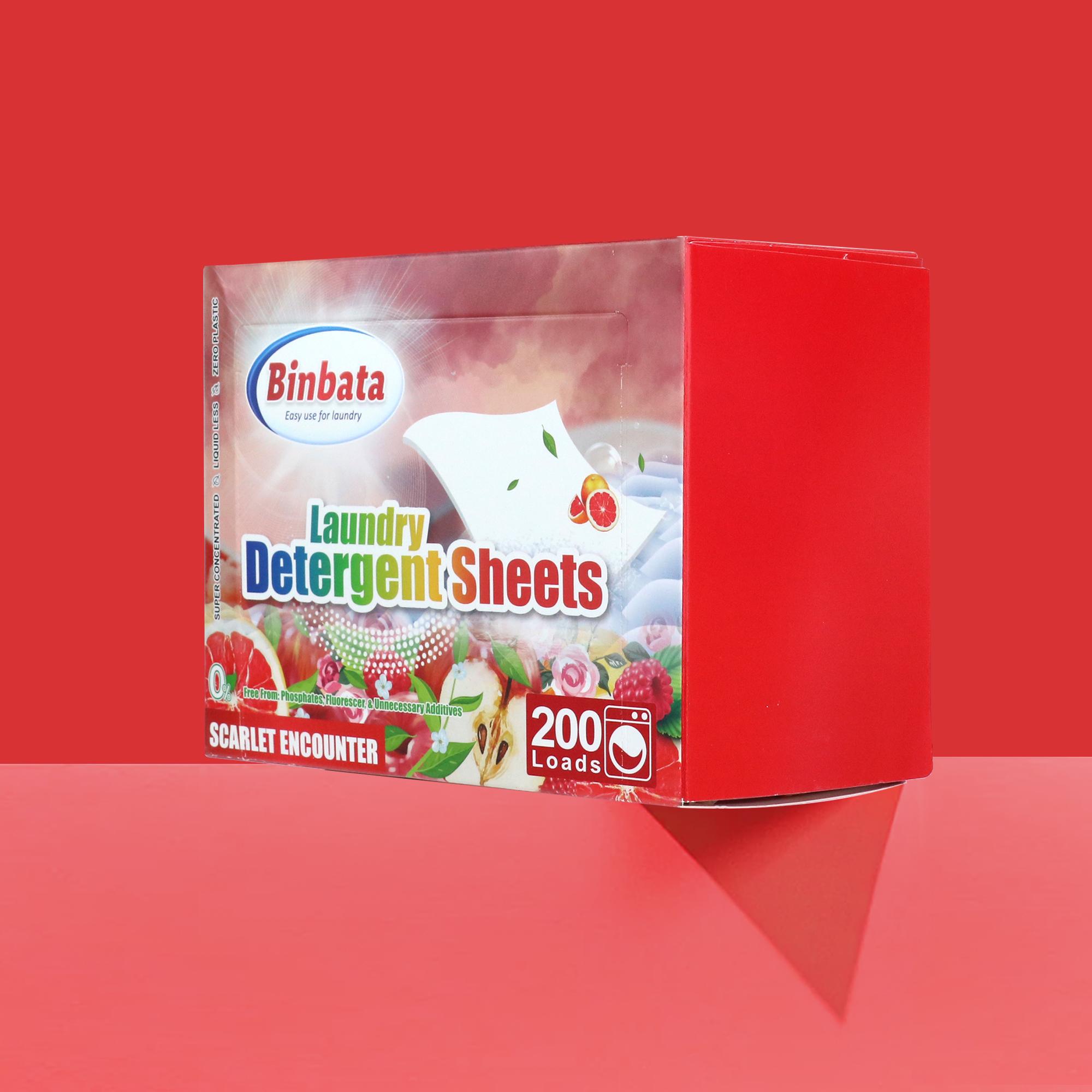 Laundry Sheets 100 count  Encounter Scent