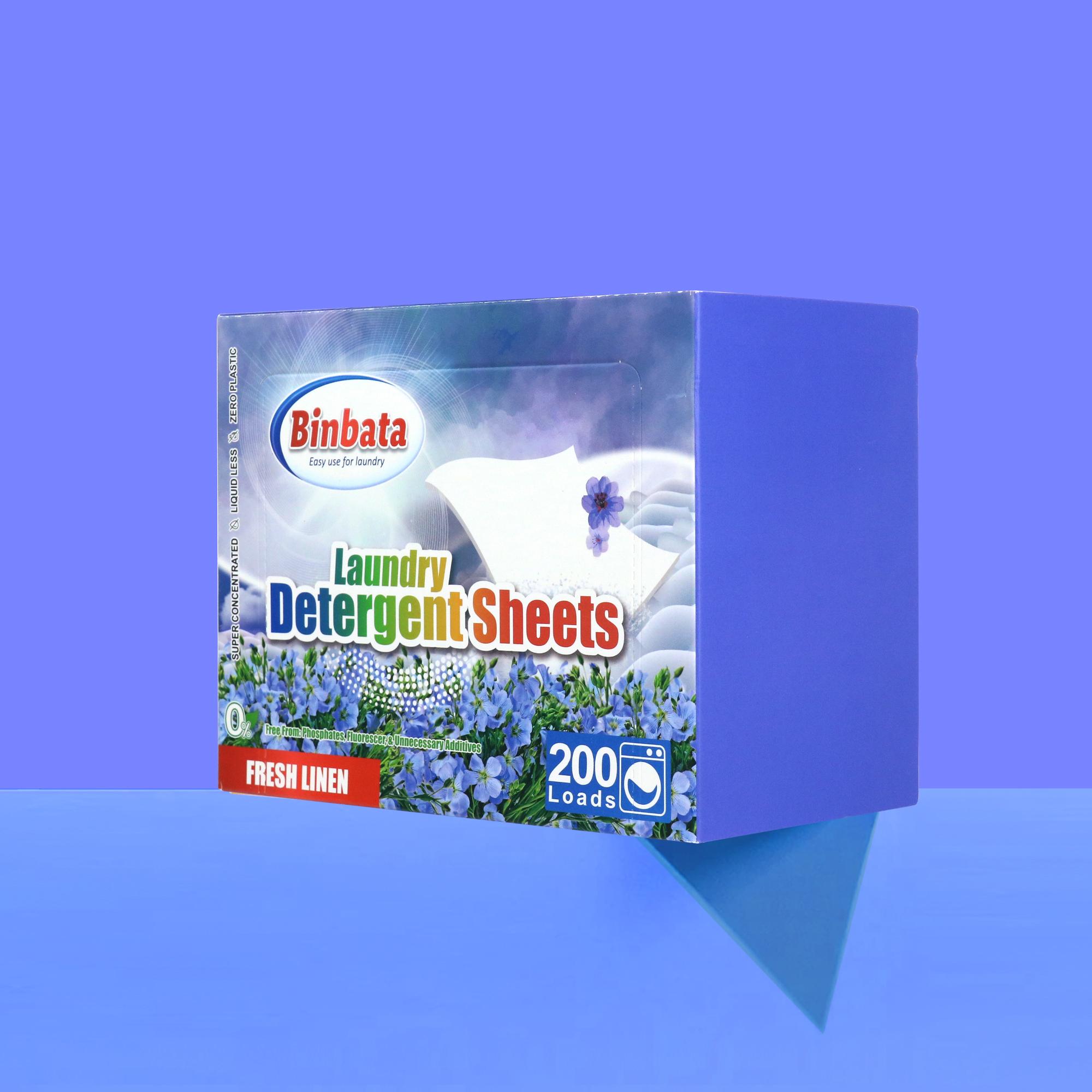 Laundry Sheets 100 count FreshLinen Scent