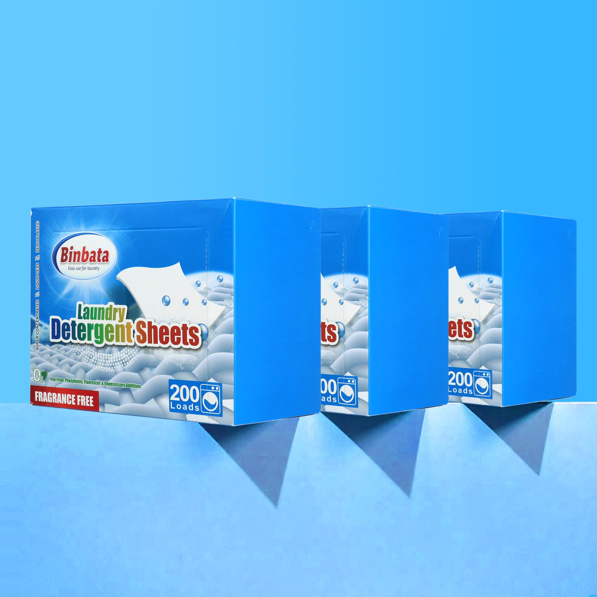 Laundry Sheets 100 count   Unscented