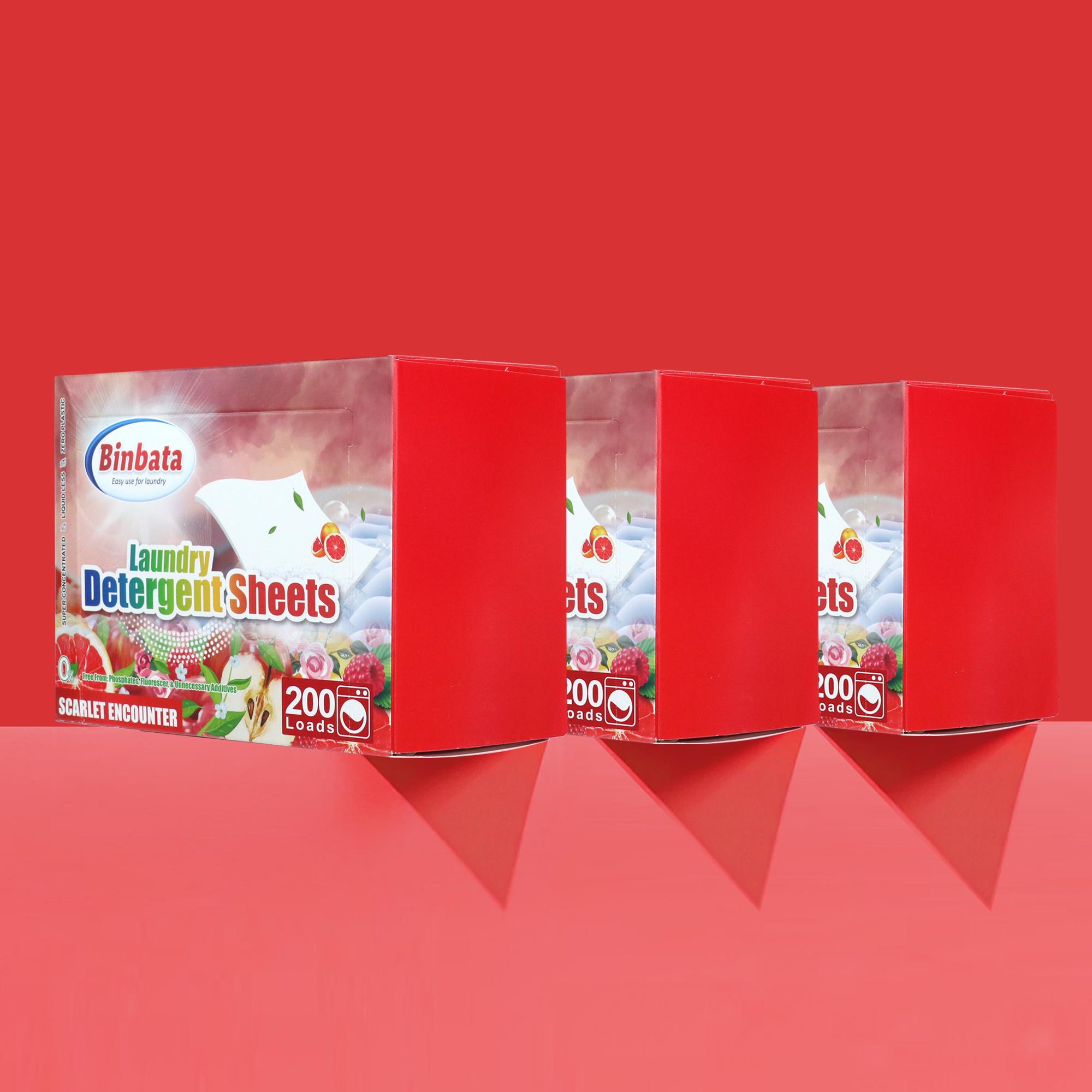 Laundry Sheets 100 count  Encounter Scent