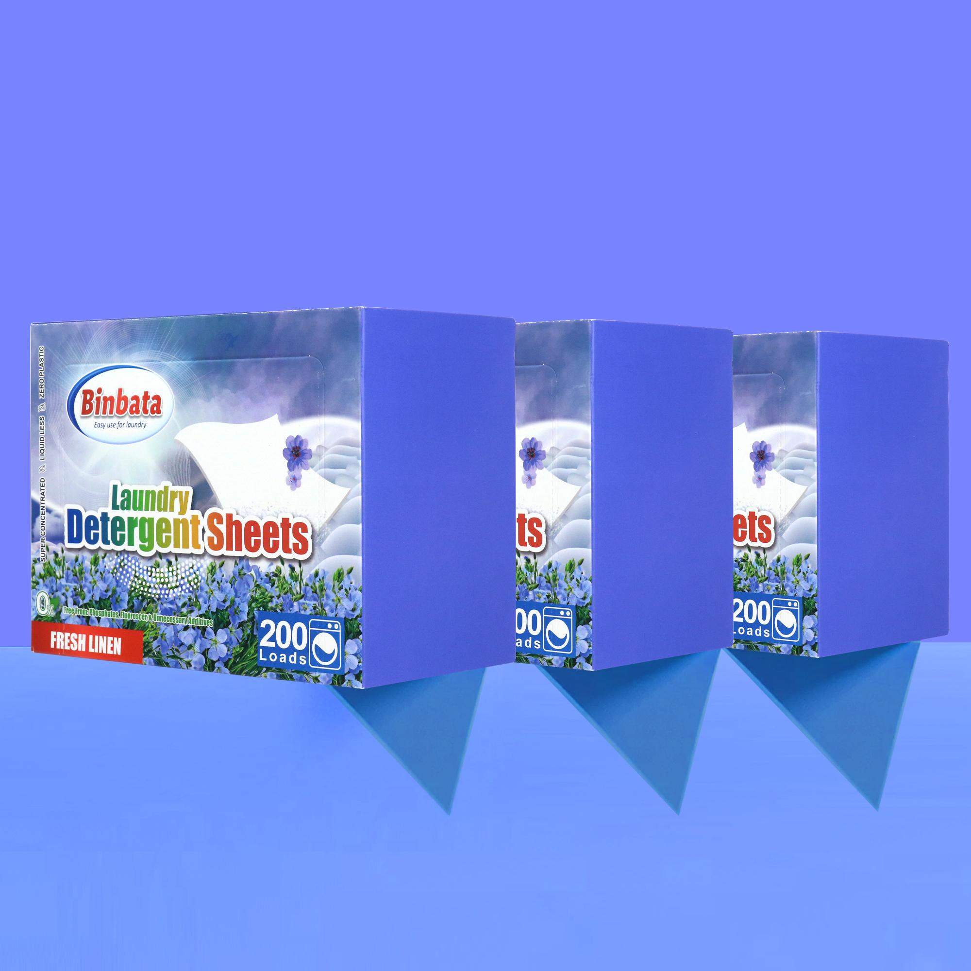 Laundry Sheets 100 count FreshLinen Scent