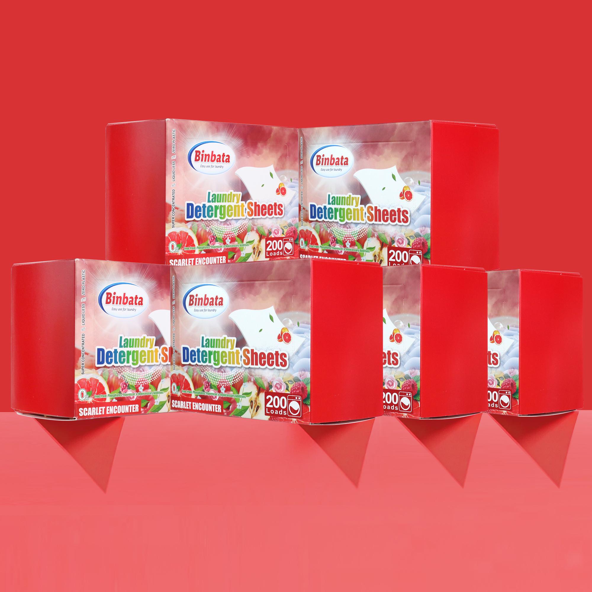 Laundry Sheets 100 count  Encounter Scent