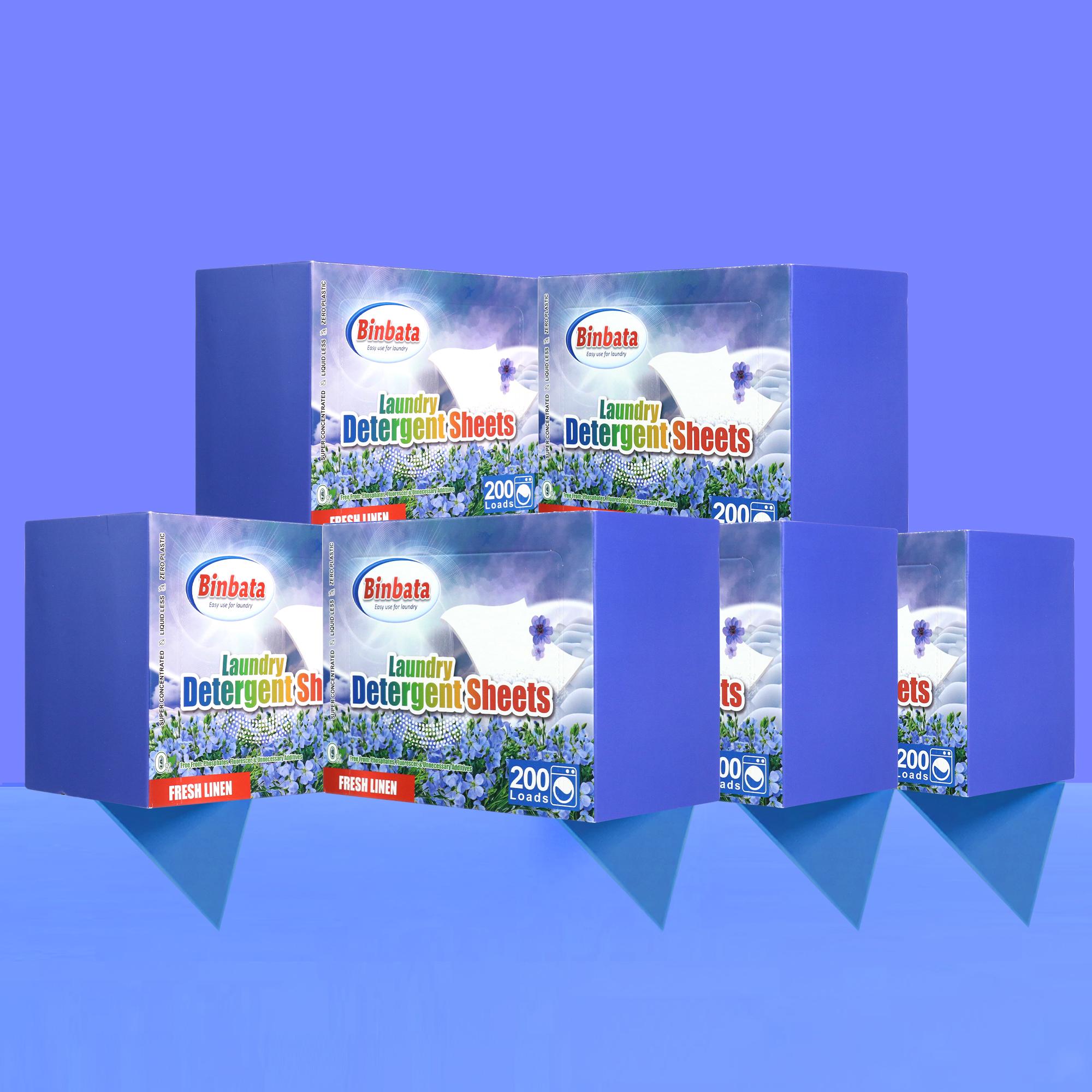 Laundry Sheets 100 count FreshLinen Scent